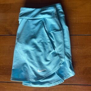 Nike Turquoise Athletic Skirt with Built-In Shorts
